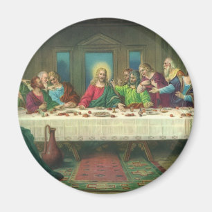 Imã O último jantar originalmente de Leonardo da Vinc