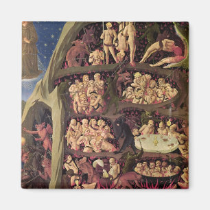 Imã O último julgamento, detalhe do inferno, c.1431