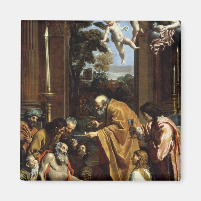 Imã O último sacramento de Ruas. Jerome, 1614 (Frente)