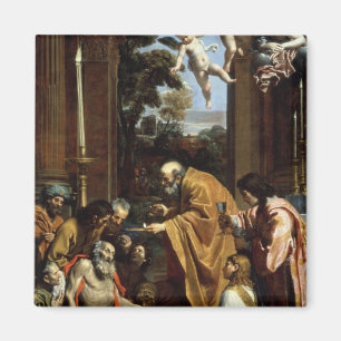 Imã O último sacramento de St Jerome, 1614