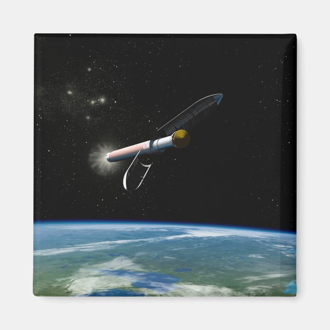 Imã O Veículo De Lançamento Atlas V541 Em Órbita. (Frente)