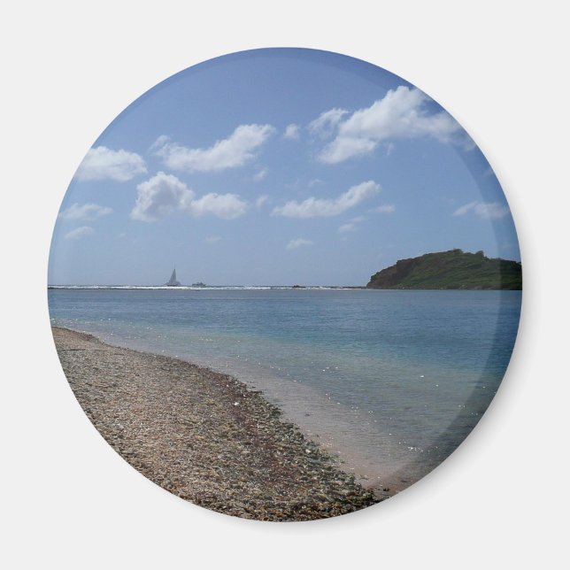 Imã O veleiro à distância na Rua. (Frente)