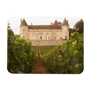 Ímã O velho castelo medieval Chateau de Rully na Cote