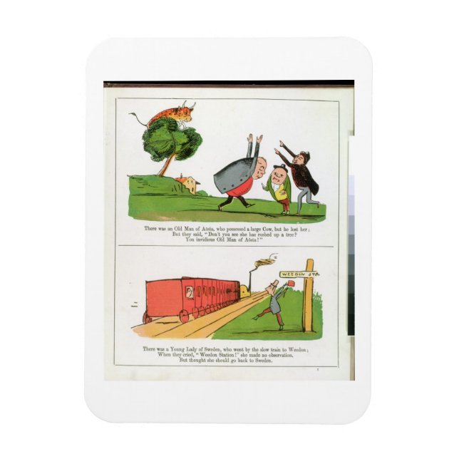 Ímã O Velho Homem de Aosta, página do Livro de Não (Vertical)