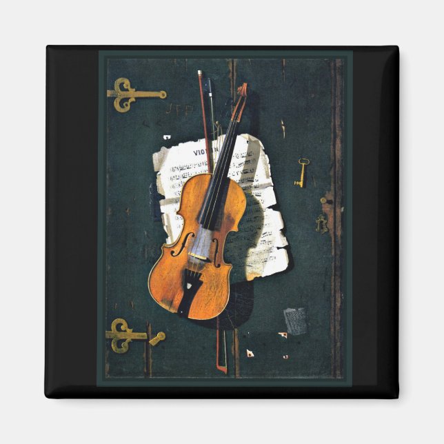 Imã O Velho Violino, pintura de arte (Frente)
