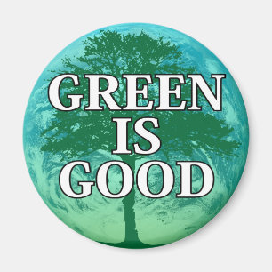 Imã O verde é boa etiqueta do ímã