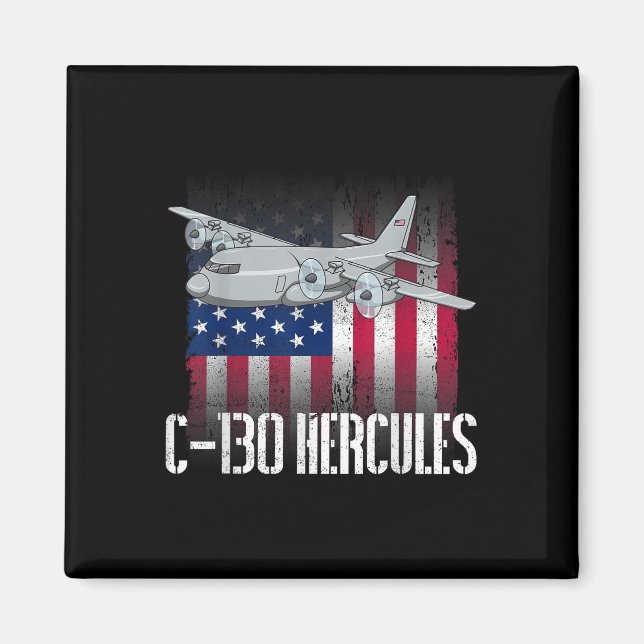 Imã O Veterano salgado C-130 Hércules Hercules America (Frente)