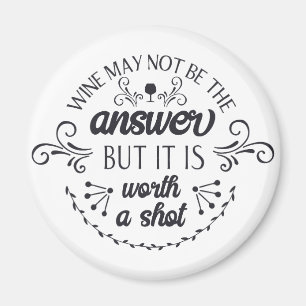 Imã O vinho engraçado não pode ser o ímã da respos