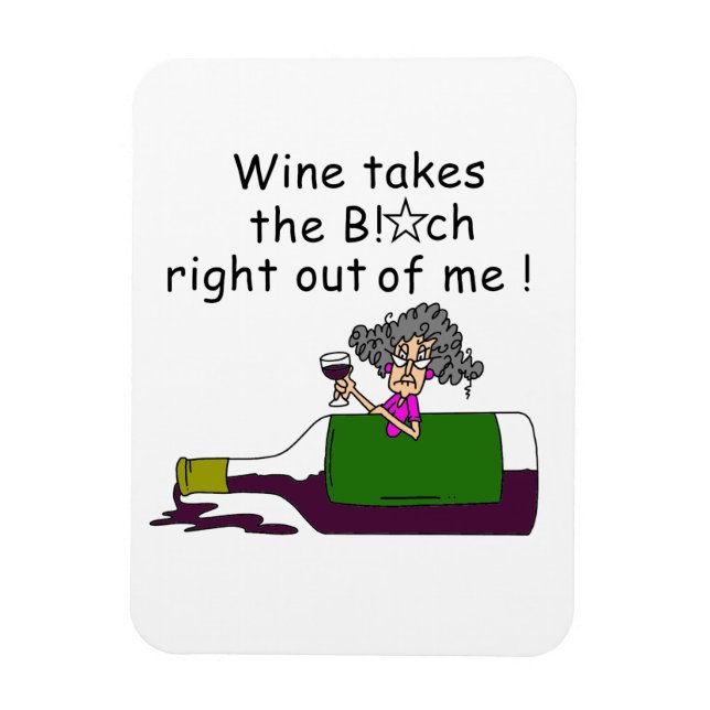 Ímã O Vinho Me Derrete (Vertical)