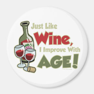 Imã O vinho melhora com idade
