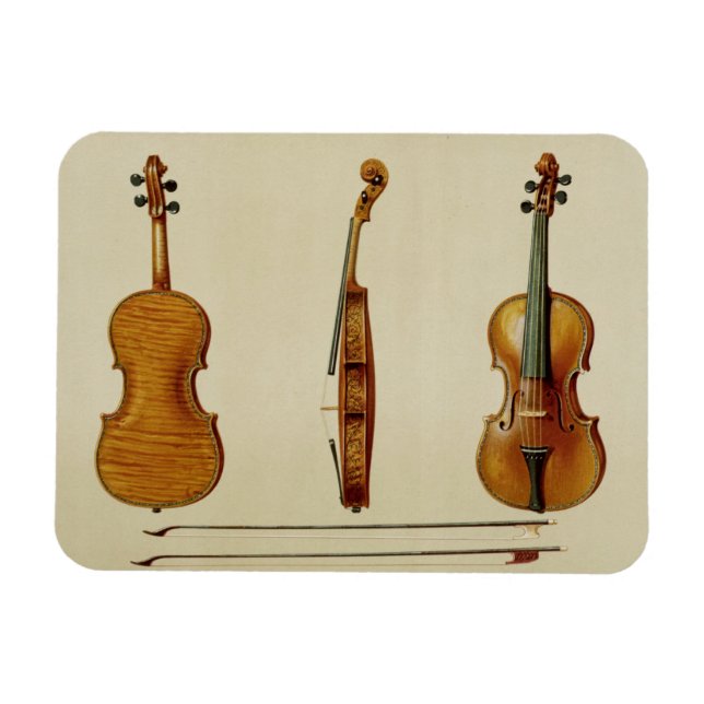 Ímã O violino Hellier feito por Antonio Stradivarius ( (Horizontal)