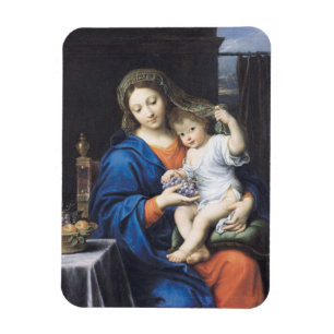 Ímã O Virgin das uvas, 1640-50