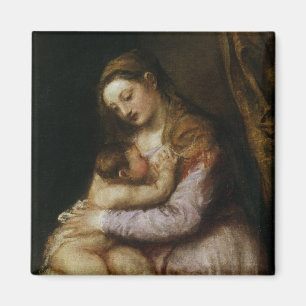 Imã O Virgin e a criança, c.1570-76