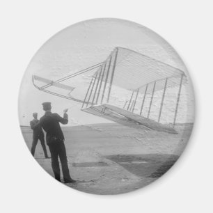 Imã O voo de ensaio dos irmãos de Wright