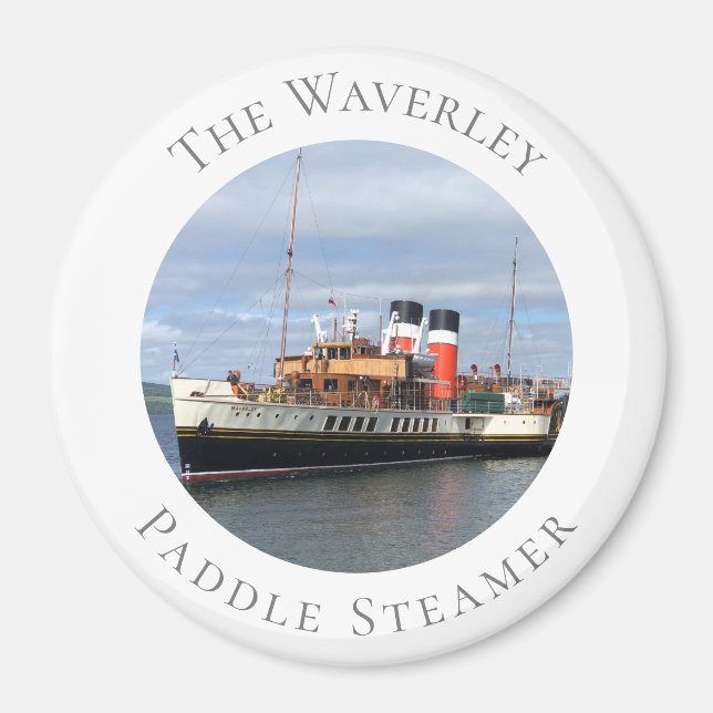 Imã O Waverley Paddle Steamer (Frente)