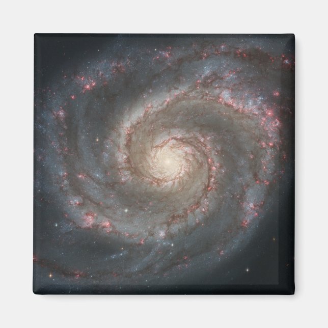Imã O Whirlpool Galaxy M51 e Companion no espaço (Frente)
