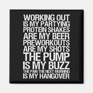 Imã O Workout É A Minha Partição - Motivação Do Gym