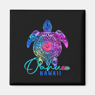 Imã Oahu Havaí Amarra Dye Tartaruga Mar Vacação S