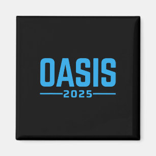 Imã Oásis 2025 Férias Califórnia Ca Vintage Retro Pres