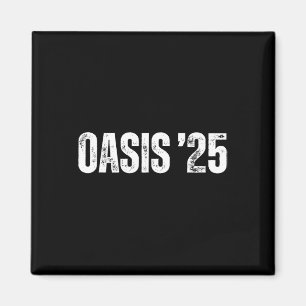 Imã Oásis 25 2025 Férias Califórnia Antigo Vintage Rou