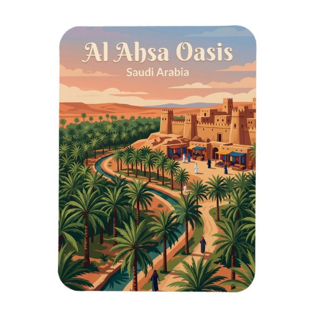 Ímã Oásis de Al Ahsa Arábia Saudita (Vertical)