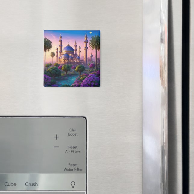 Imã Oásis do Magnet do Castelo de Minarete (In Situ (Fridge))