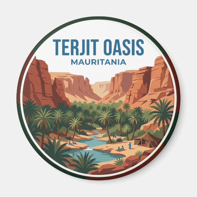 Imã Oásis Terjit Mauritânia (Frente)