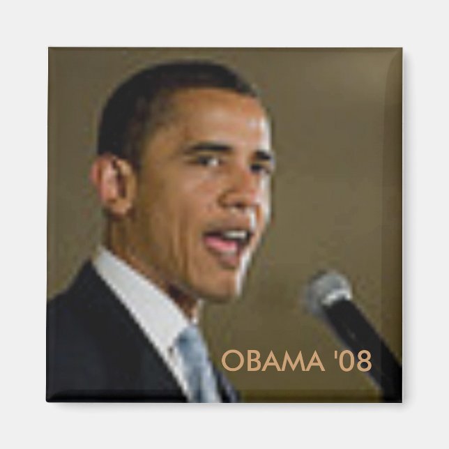 Imã OBAMA '08 Magnet (Frente)