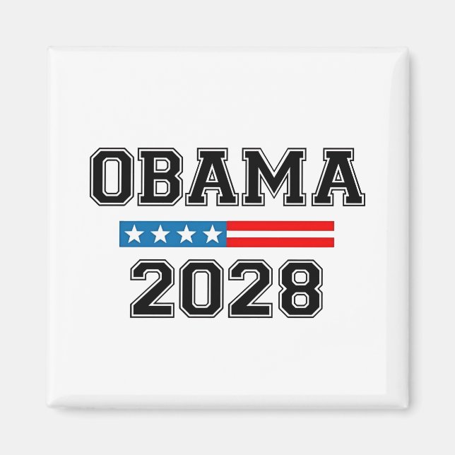 Imã Obama 2028 Democracy Election USA (Frente)
