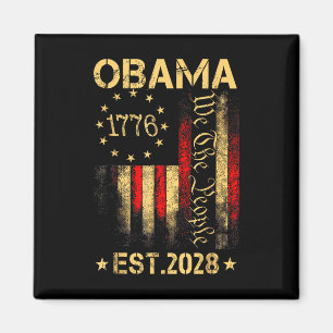 Imã Obama 2028 Nós, Presidente Pessoas 2028 América Fl