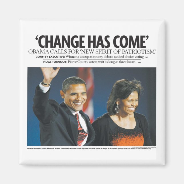 Imã Obama: A Mudança Chegou ao Impulso (Frente)