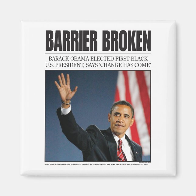 Imã Obama: Barreira Quebrada (Frente)