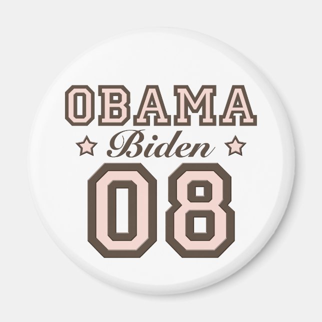 Imã Obama Biden 08 Magnet (Frente)