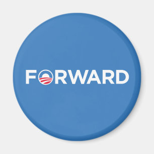 Imã Obama Biden 2012 para a frente (branco na luz -