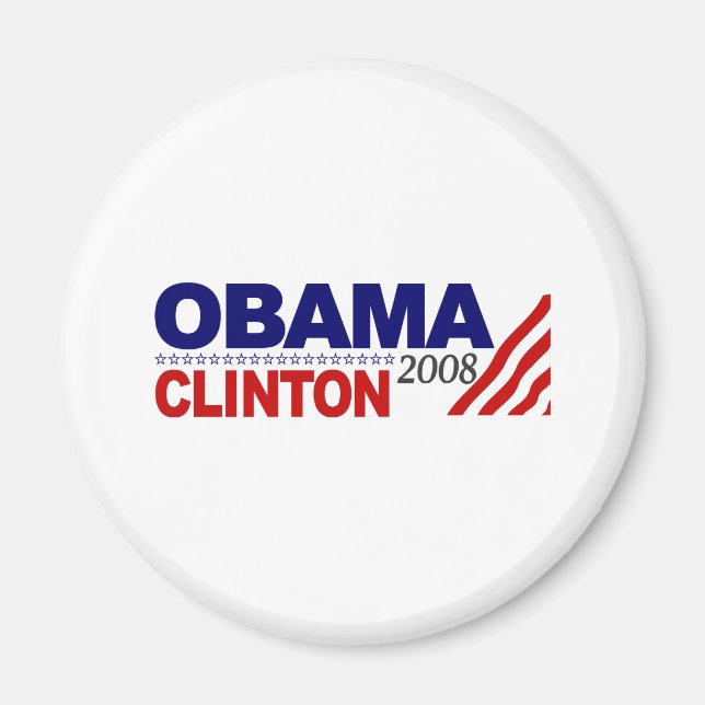 Imã Obama Clinton 2008 (Frente)