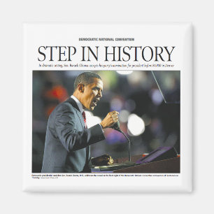 Imã Obama: Etapa no ímã da história