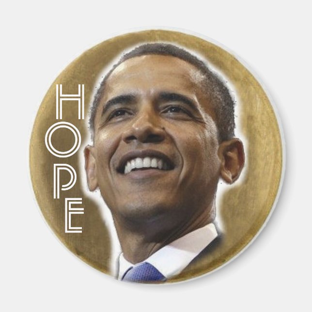 Imã Obama HOPE Magnet (Frente)