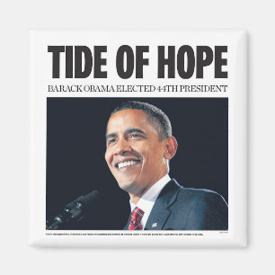 Imã Obama: Maré do ímã da esperança