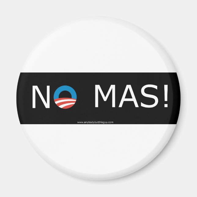 Imã Obama... Não Mas! Ímãs (Frente)