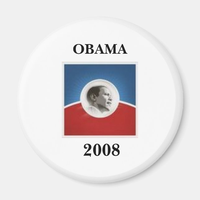 Imã obama, OBAMA, 2008 (Frente)