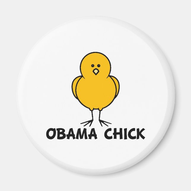 Imã Obama Pintinho Magnet (Frente)