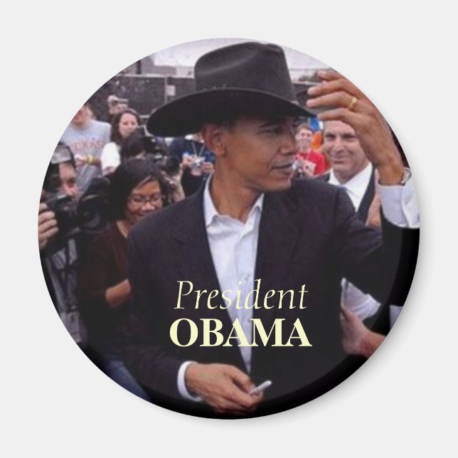 Imã OBAMA Presidente Magnet (Frente)
