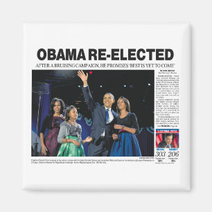 Imã Obama Re-Elegeu o ímã