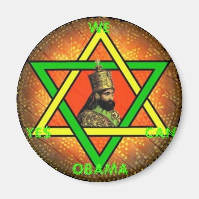 Imã Obama sim podemos Magnet (Frente)