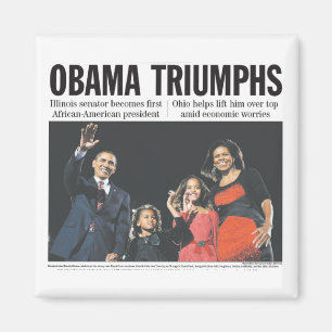 Imã Obama triunfa ímã