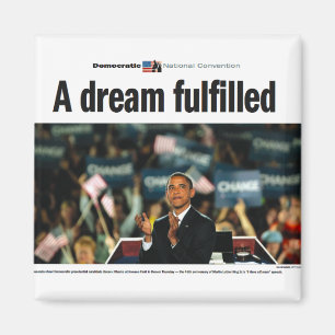 Imã Obama: Um ímã cumprido sonho da convenção