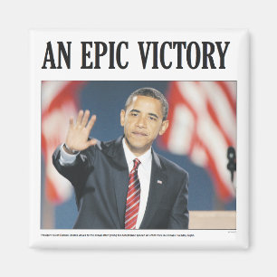 Imã Obama: Um ímã épico da vitória