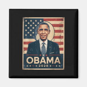 Imã Obama Vintage Presidente 2028 Obama _