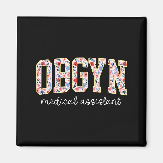 Imã Obgyn Medical Istant Floral Ob-gyn Medical Istant  (Frente)