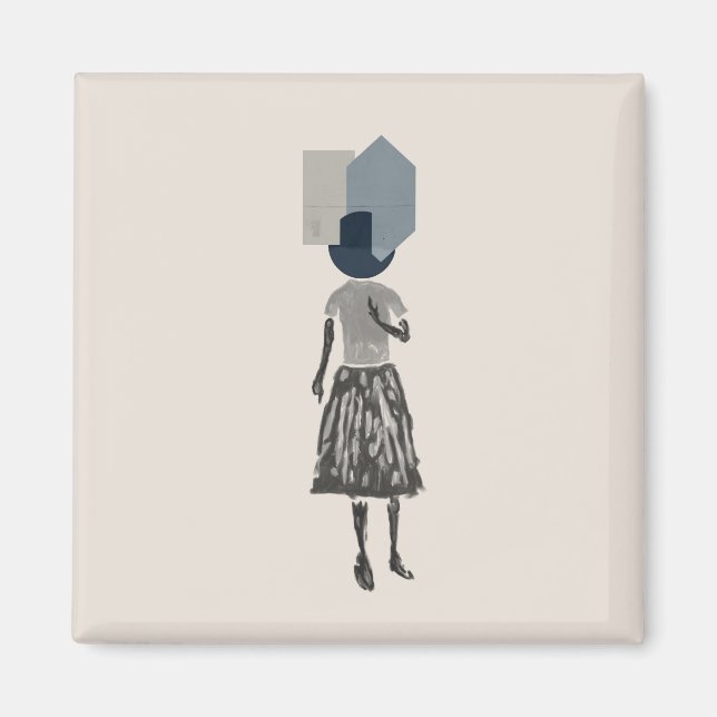 Imã objet_14_uma mulher_1 (Frente)